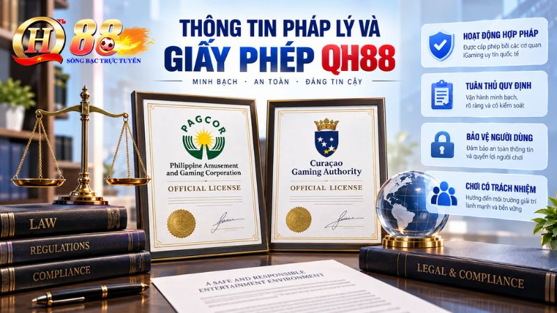 Thông tin pháp lý và giấy phép QH88